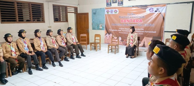 SMK PEMBANGUNAN NASIONAL LANTIK 23 PENEGAK BANTARA TAHUN 2024