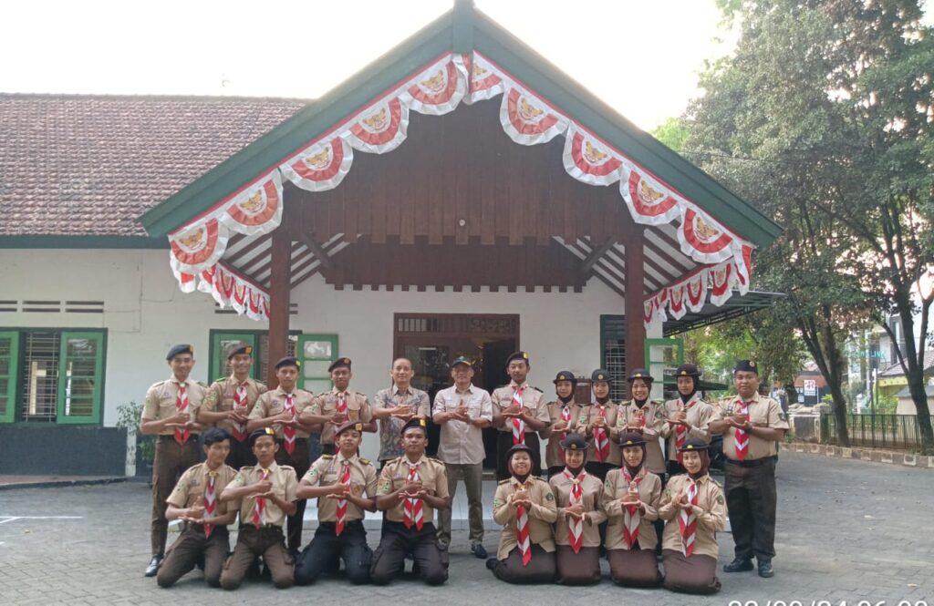 MEWAKILI KWARTIR DAERAH JAWA TENGAH, KONTINGEN SAKA WANABAKTI PURWODADI DILEPAS