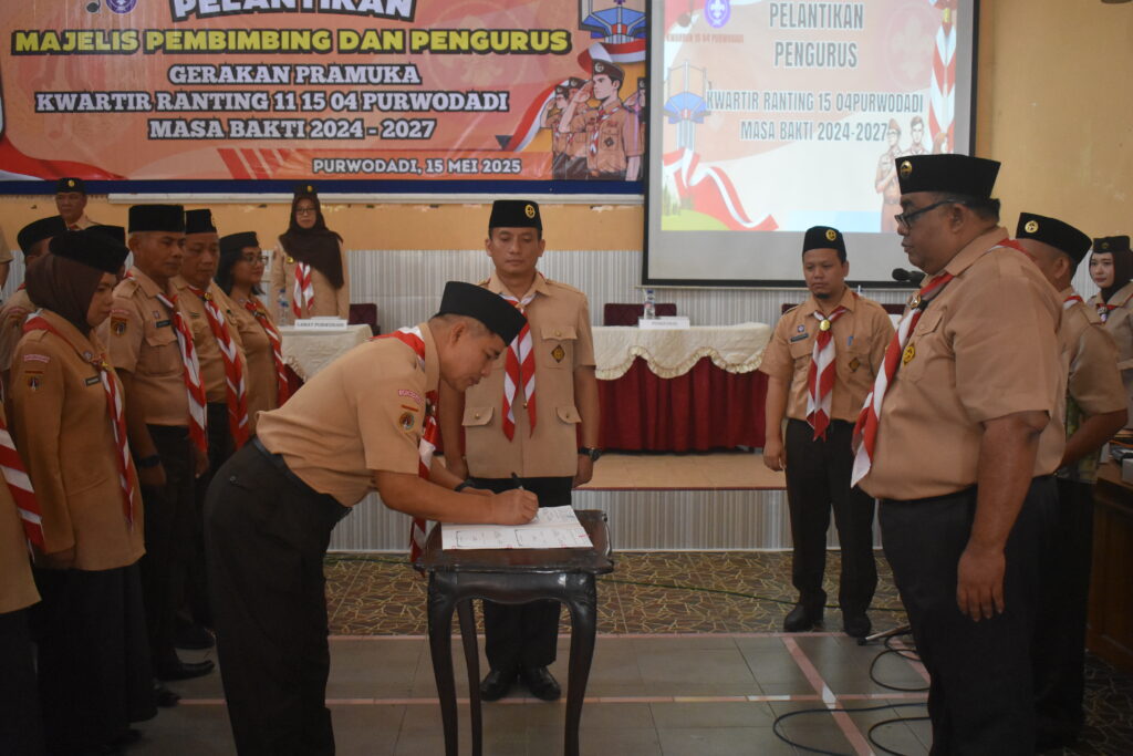 SEMANGAT BARU, PENGURUS KWARTIR RANTING PURWODADI SIAP MELAKSANAKAN PROGRAM KERJA