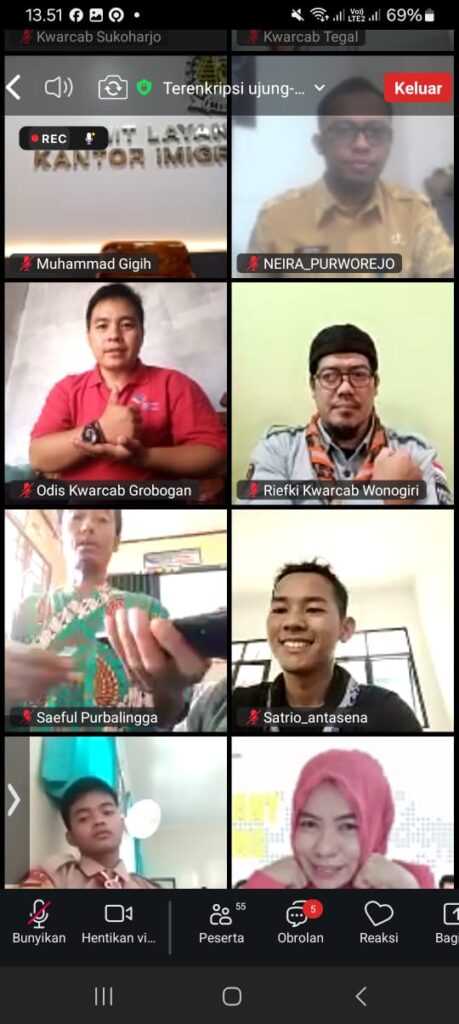 Jelang Hari Pramuka, Kwarcab Grobogan Ikuti Rapat Koordinasi Bidang Humas dan Informatika Tahun 2025 se-Jawa Tengah