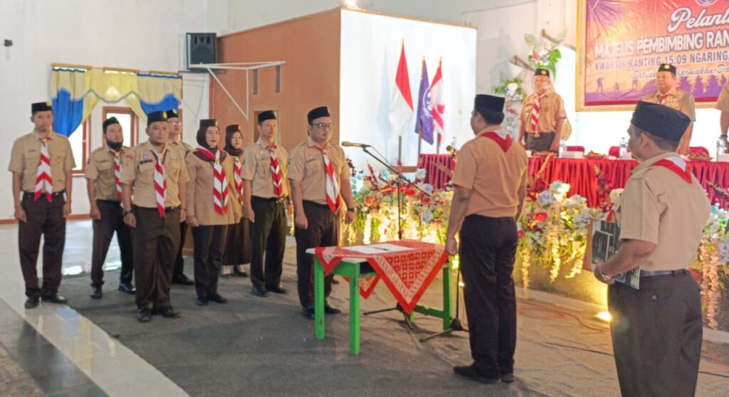 Pelantikan Mabiran dan Pengurus Kwarran Ngaringan Masa Bakti 2025–2028, Perkuat Komitmen Aktifkan Gugus Depan